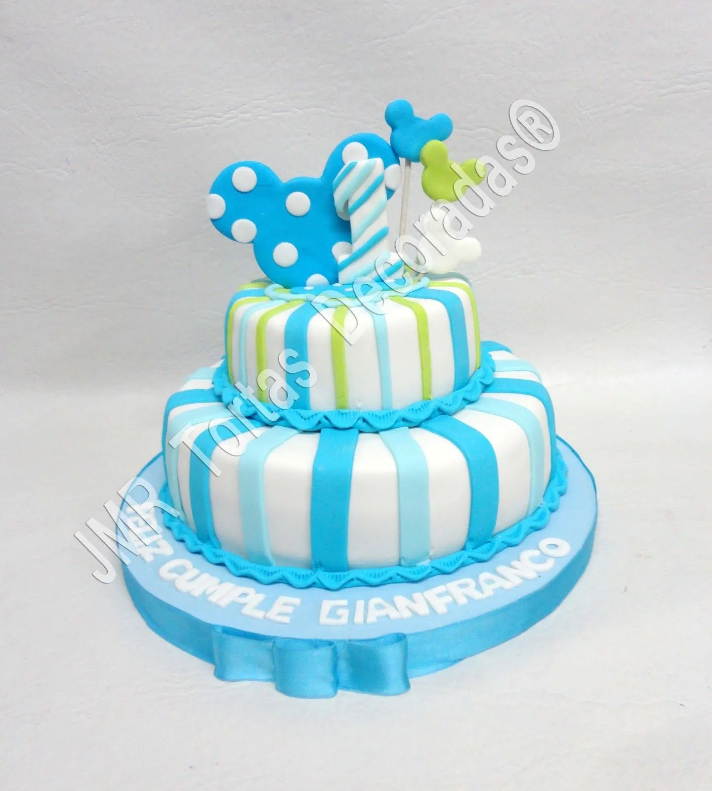 Torta Cupcakes y cookies Baby Mickey. Disney Babies | JMR Tortas ...