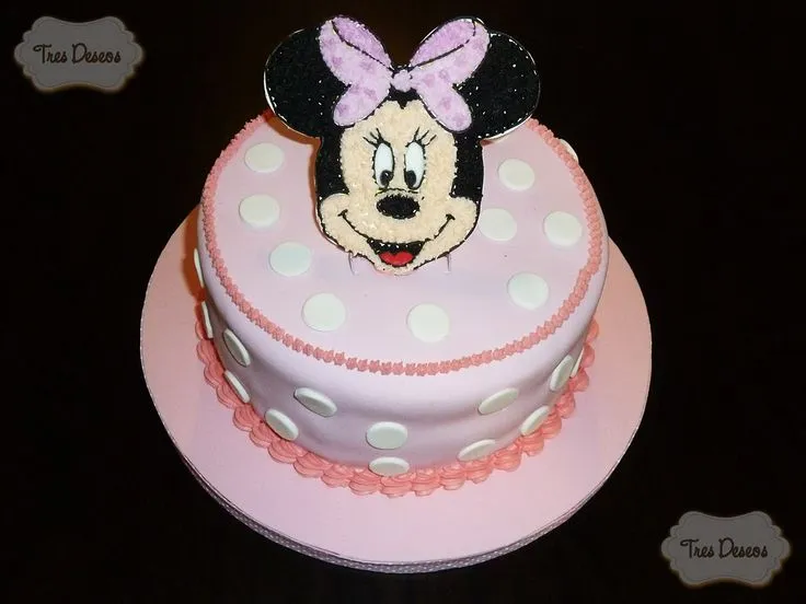 Torta Decorada, Minnie Mouse. | Mickey y Minnie Mouse | Pinterest