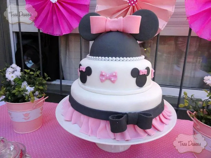 Torta Decorada: Minnie Mouse. | Mickey y Minnie Mouse | Pinterest ...