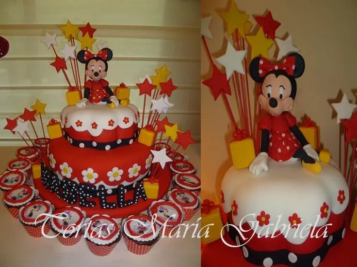 Torta diseño de Minnie. | Tortas Infantiles Niñas | Pinterest