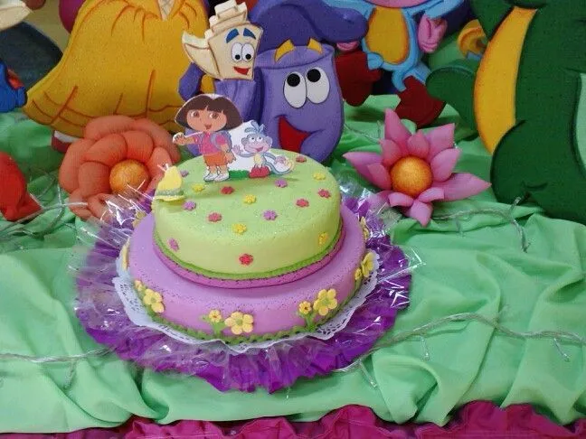 Torta de Dora la Exploradora!!!!! | Pastillaje | Pinterest