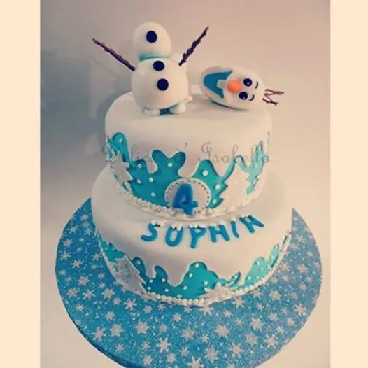 Tortas on Pinterest | Disney Frozen Cake, Olaf and Frozen Cake