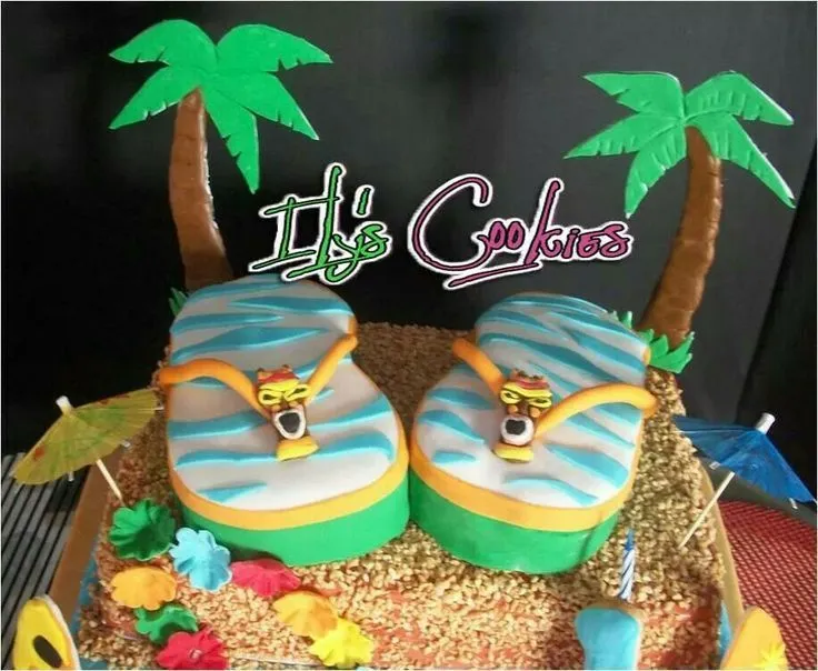 Torta Hawaiana | hawaiana party | Pinterest