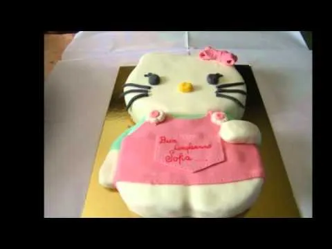 torta Hello Kitty 3d by "Le torte di Mary" - YouTube