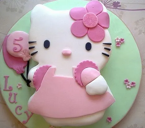 Decoración de torta Hello Kitty - Imagui