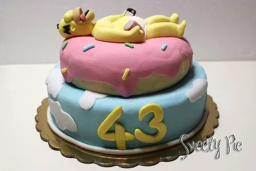 Torta Homer Simpson 2 versione! | Flickr - Photo Sharing!