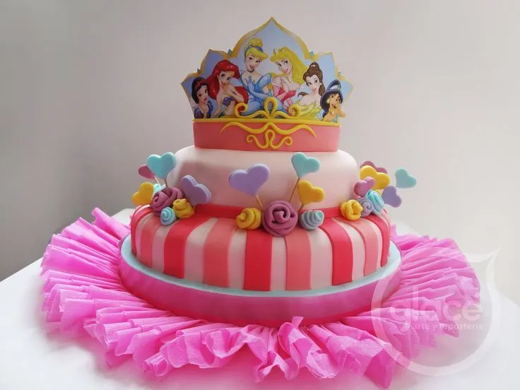 Torta infantil Princesas | Para hacer | Pinterest