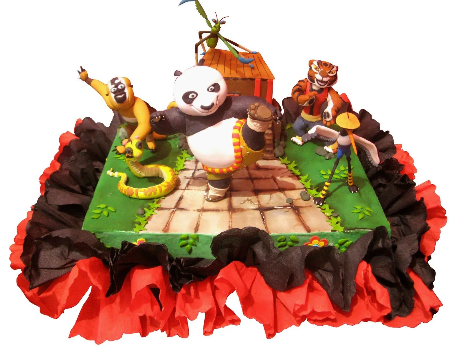 Decoraciónes de tortas de kung fu panda - Imagui
