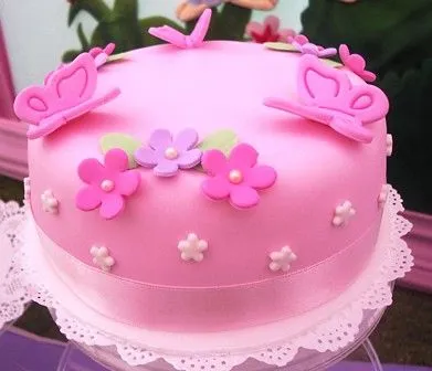 Mini Torta de Flores y Mariposas | Flickr - Photo Sharing!