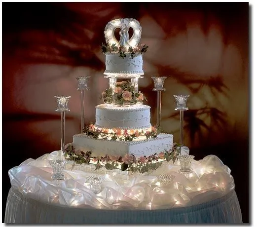 torta de matrimonio eleganteq - Fotos matrimonio.com.pe