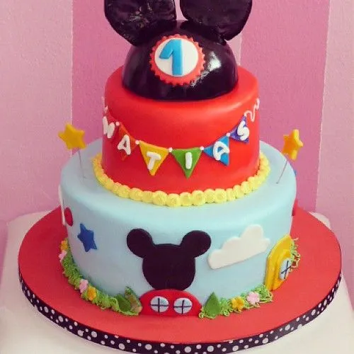torta #mickey #mickeymouse #disney #fondant #cake #party #birthday ...