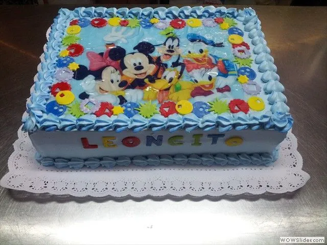 Torta de Mickey de crema - Imagui