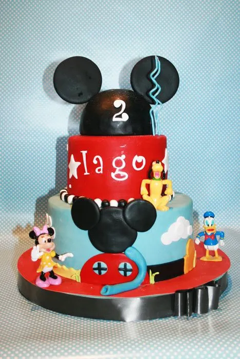 Torta cuadrada de Mickey Mouse - Imagui