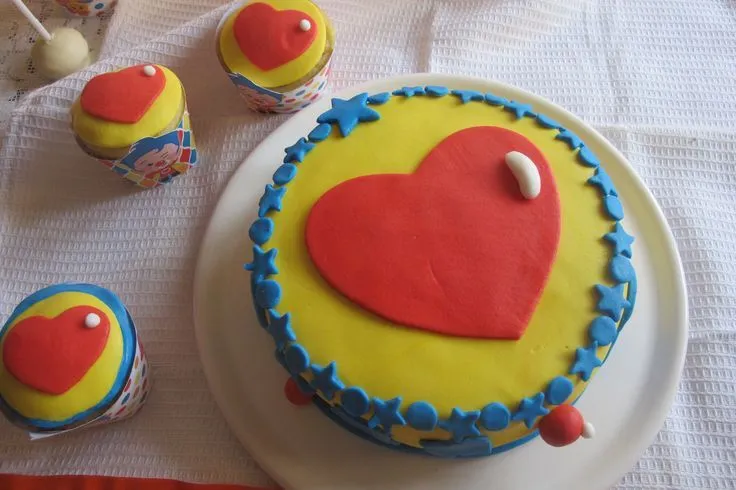 Torta y muffins del payaso PLIM PLIM | Mis Tortas | Pinterest ...