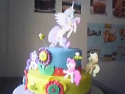 Torta de My Little Pony - YouTube