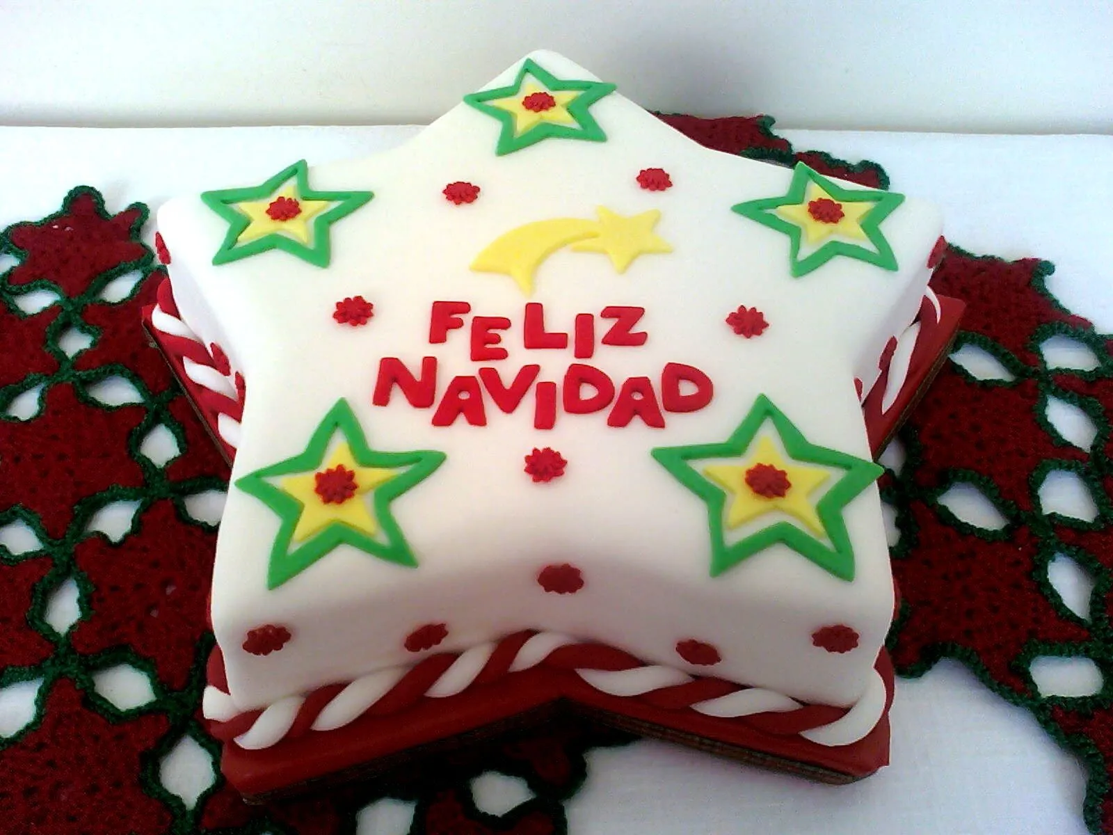 Torta Navideña en forma de estrella!
