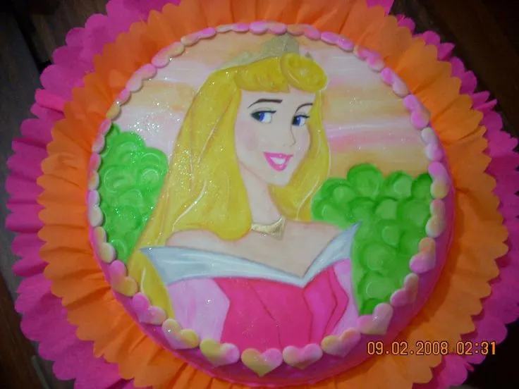 Torta de la princesa Aurora // Princess Aurora cake // La Bella ...