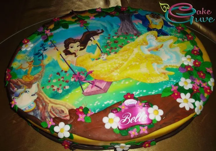 Torta Princesa Bella Disney | Cumpleaños Infantiles | Pinterest