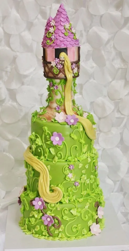 Torta Rapunzel | Tortas | Pinterest | Rapunzel Cake, Rapunzel and ...
