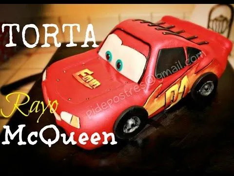 Torta de Rayo McQueen- Lightning McQueen Cake - YouTube
