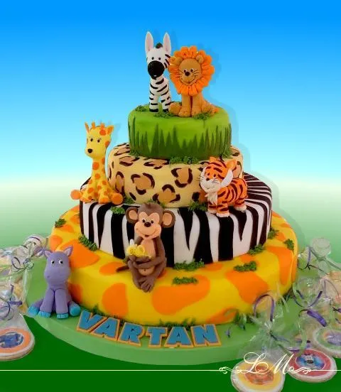 Jungle cake | Babies cakes | Pinterest | Jungle Cake, Animal Cakes ...