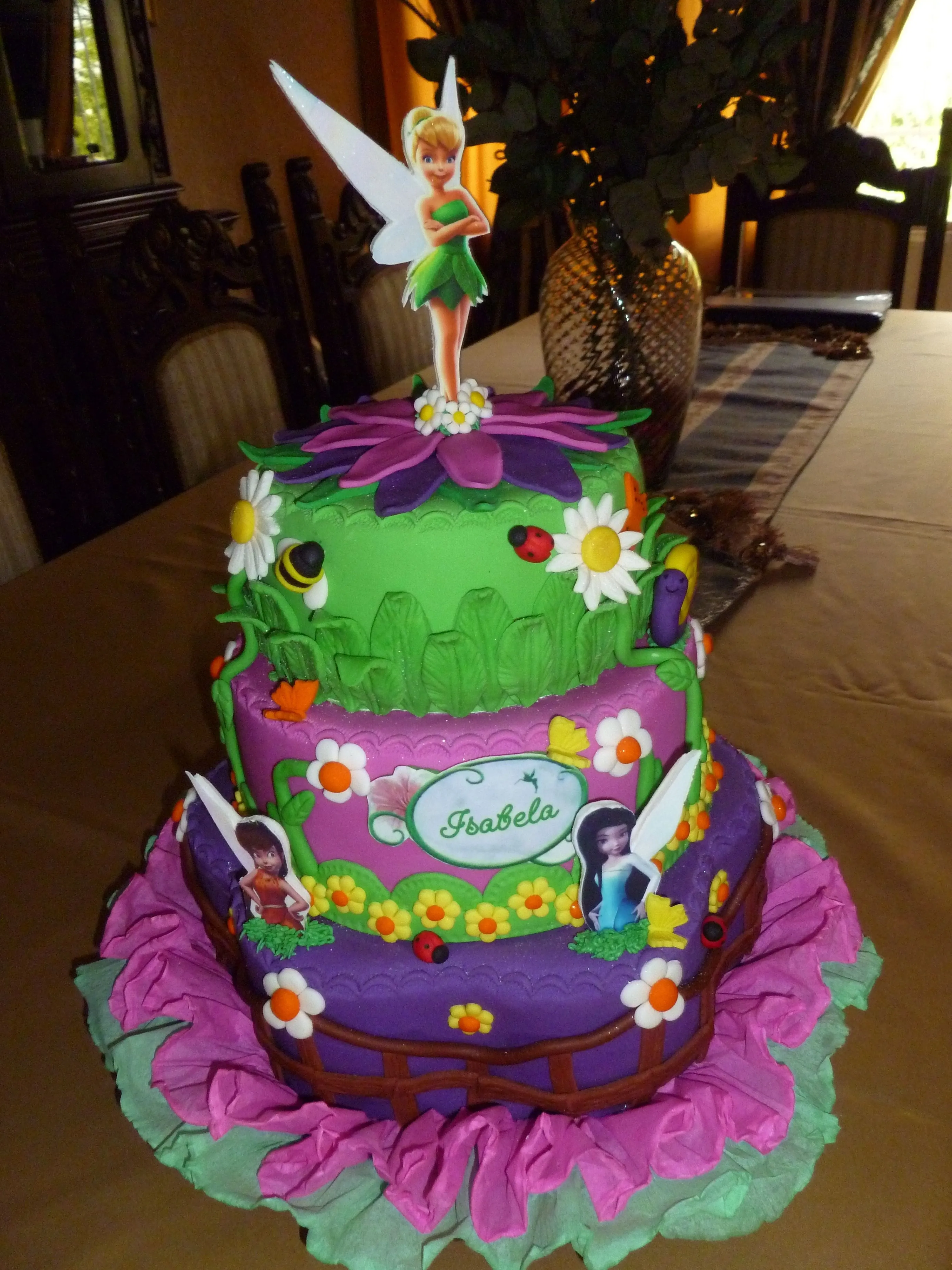 Torta de Tinkerbell | tortas decoradas | Pinterest | Campanilla