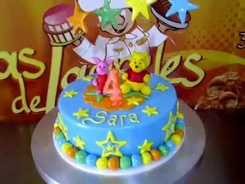 Torta de Winnie Pooh - YouTube
