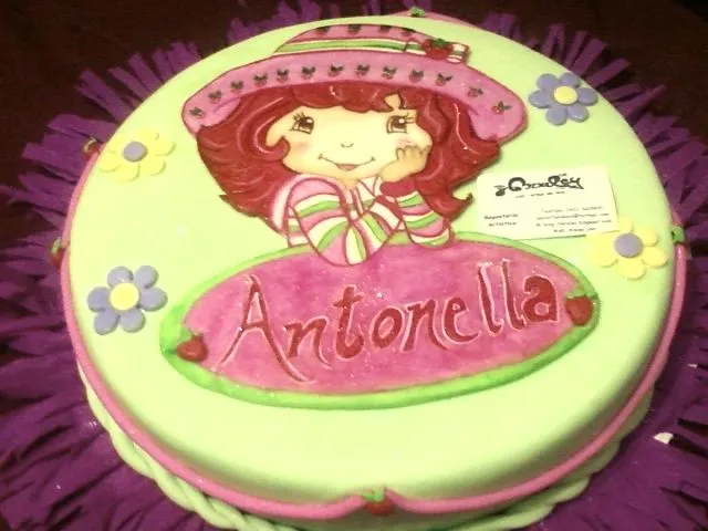 Las Tortas de Ara: Torta y Gelatina Rosita Fresita para Antonella