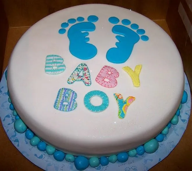 Torta para baby shower cuadrada | Fiestas y celebraciones