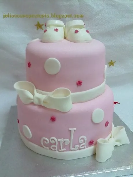 tarta bautizo carla - Girl Baptism Cake | Flickr - Photo Sharing!
