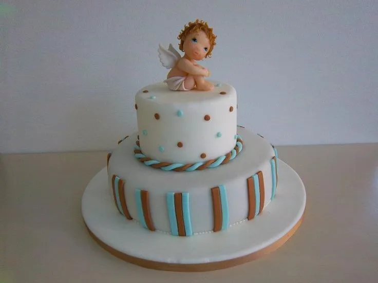 tortas de bautizo para varon - Buscar con Google | ideas para ...