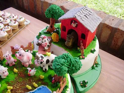 Tortas De Cumpleaños De Granja en Pinterest | Tartas De Animales ...
