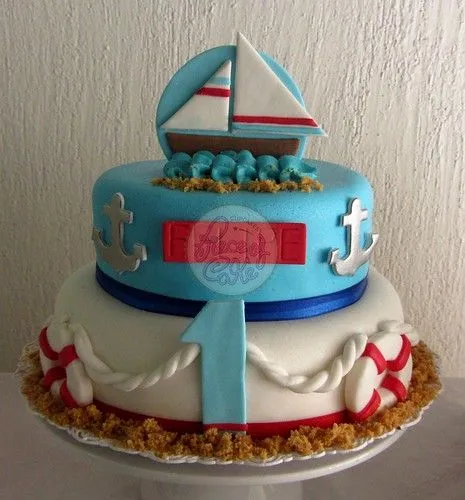 Torta nautica! Navy cake :) - a photo on Flickriver