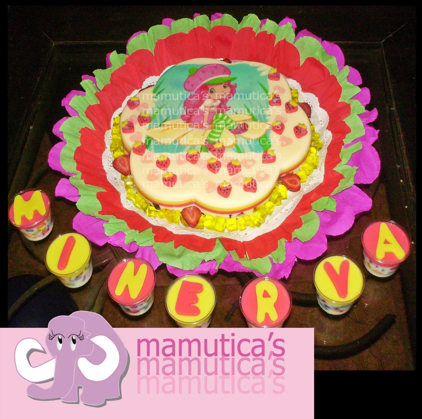 Tortas y gelatinas decoradas de rosita fresita - Imagui