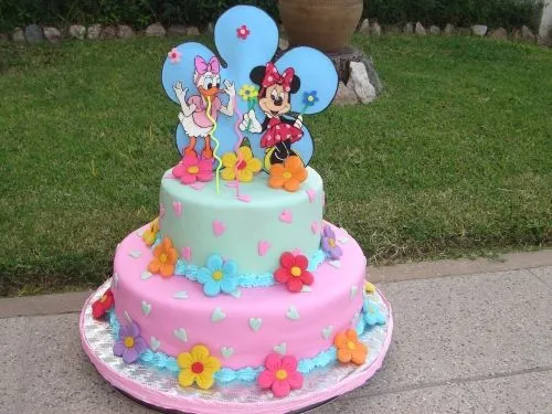 Maquetas para tortas con diseño de Mickey y Minnie baby - Imagui