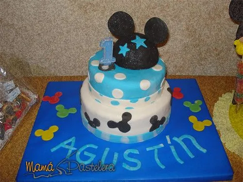 Imagenes de tortas decoradas de Mickey bebé - Imagui