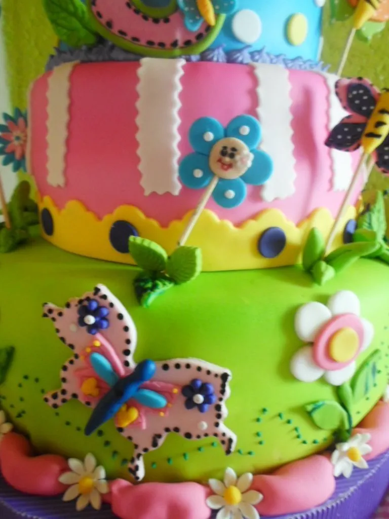 Tortas lisbesita: Torta Flores y Mariposas | Recetas para cocinar ...