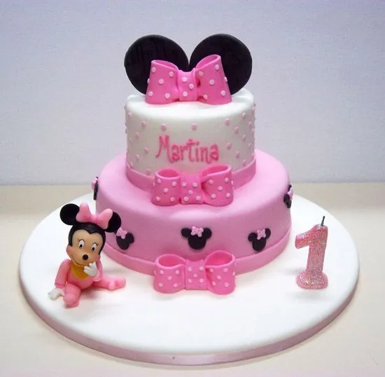 tortas minnie rosa - Buscar con Google | Primer cumpleaños ...