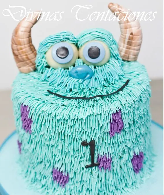 Torta Sulley de Monsters Inc | Monsters University | Pinterest