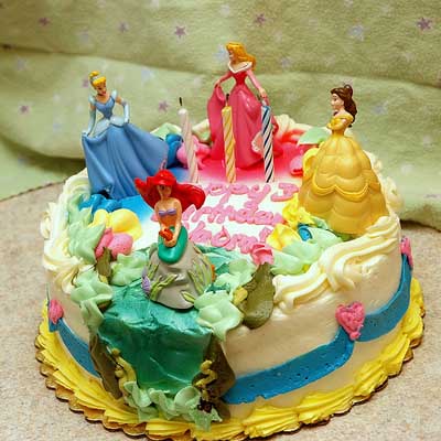 Tortas para niñas de las Princesas de Disney : Todo fiestas