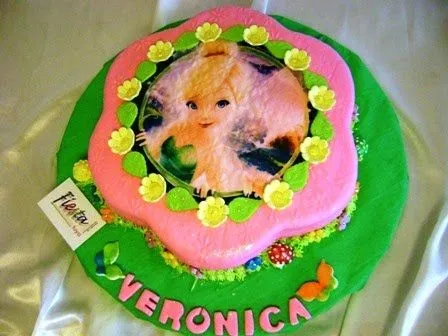 Tortas y Pasteles Bianca: Pastel Torta de Campanita Tinkerbell