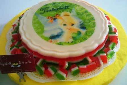 Tortas y Pasteles Bianca: Pastel Torta de Campanita Tinkerbell Y ...