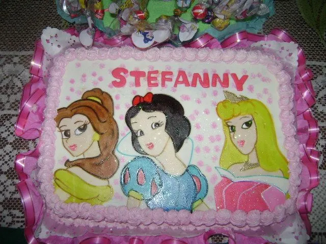 Tortas decoradas con princesas de Disney - Imagui