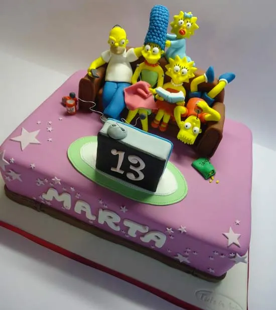 Torte con i Simpson - Cakemania, dolci e cake design