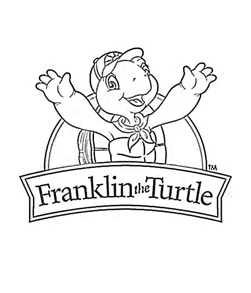 Franklin la tortuga para colorear | Como dibujar