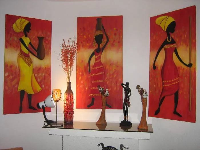 Cuadros de mujeres africanas para pintar - Imagui