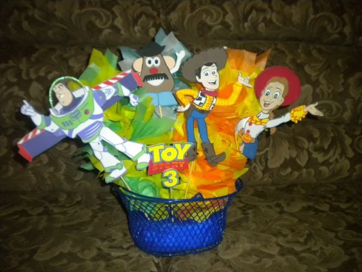 Toy Story Centro de mesa | Globos - Arreglos | Pinterest | Toy ...