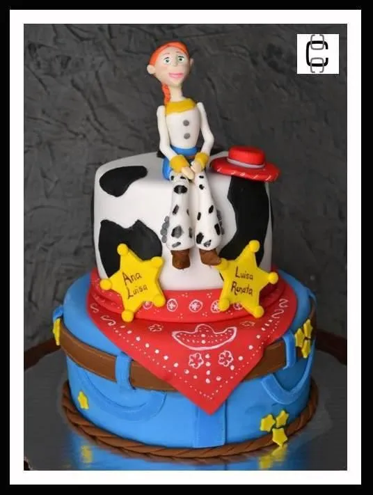 TOY STORY JESSIE FONDANT CAKE (Pastel de Jessie de Toy Story ...
