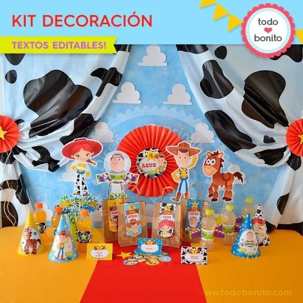 Toy Story: Kit decoración - Todo Bonito