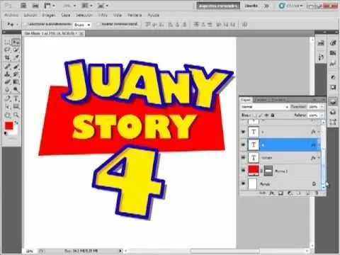 Toy Story logo tutorial 1/2 - YouTube